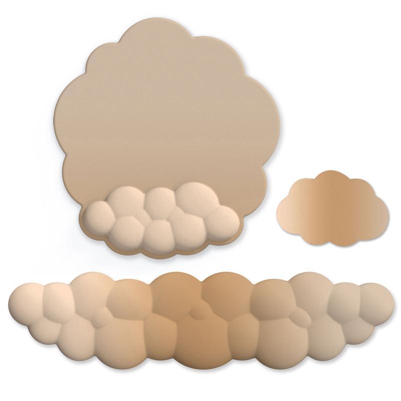 V562-8075385060DBT-202508291455-00 3 Piece Cloudy Gradient Memory Foam Wrist & Mouse Pad Set Blue+Gray - Model 13 - Image 1