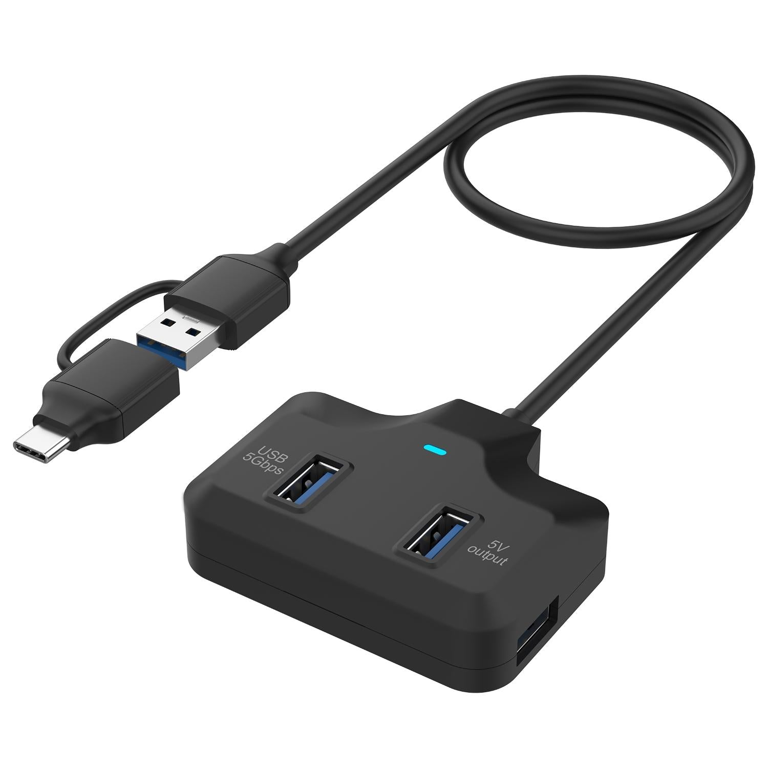 V562-8166CP-202508280441-00 4-In-2 Usb-C / Type-C + Usb3.0 Docking Station - Image 1