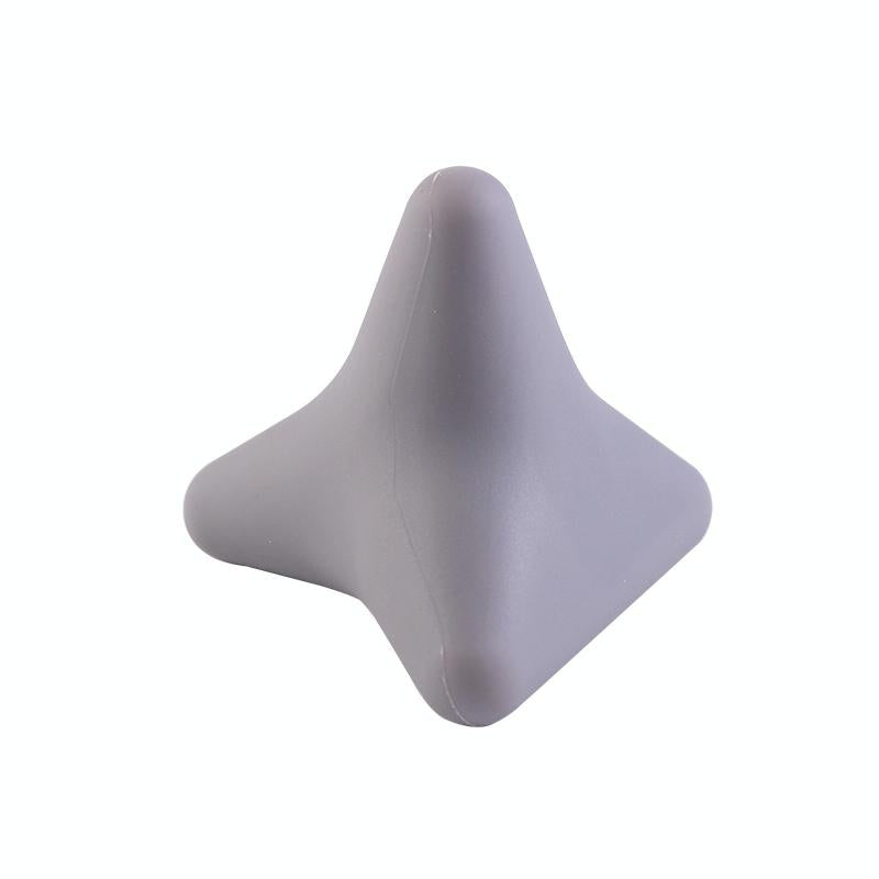 V562-9062802750DBT-202508280506-00 Quadratic Gray Silicone Thumb Massager For Muscle Relaxation And Fascia Massage - Image 1