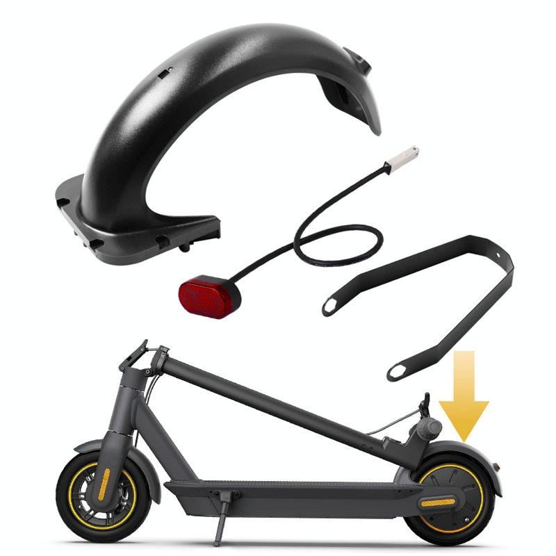 V562-A1000082060DBT-202508271352-00 Ninebot Max G30 Electric Scooter with Rear Push Board and Taillight Black - Image 1