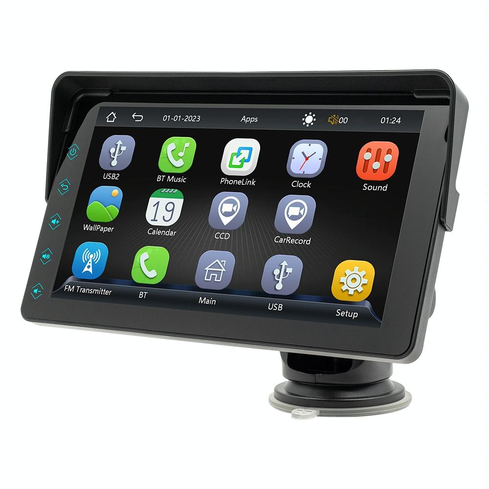 V562-A100179500ADE-202508271645-00 7 Inch Car Mp5 Player With Carplay / Android Auto - Black - Image 1