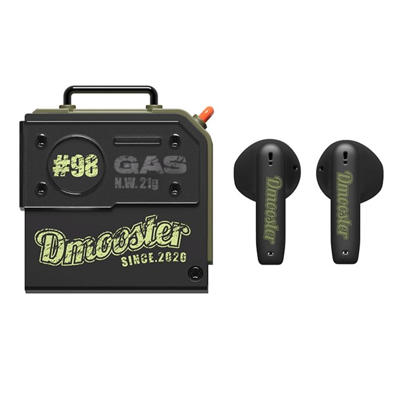 V562-A100182600ADE-202508271836-00 Oil Barrel Bluetooth Earphones - Black / Green Tws - Image 1