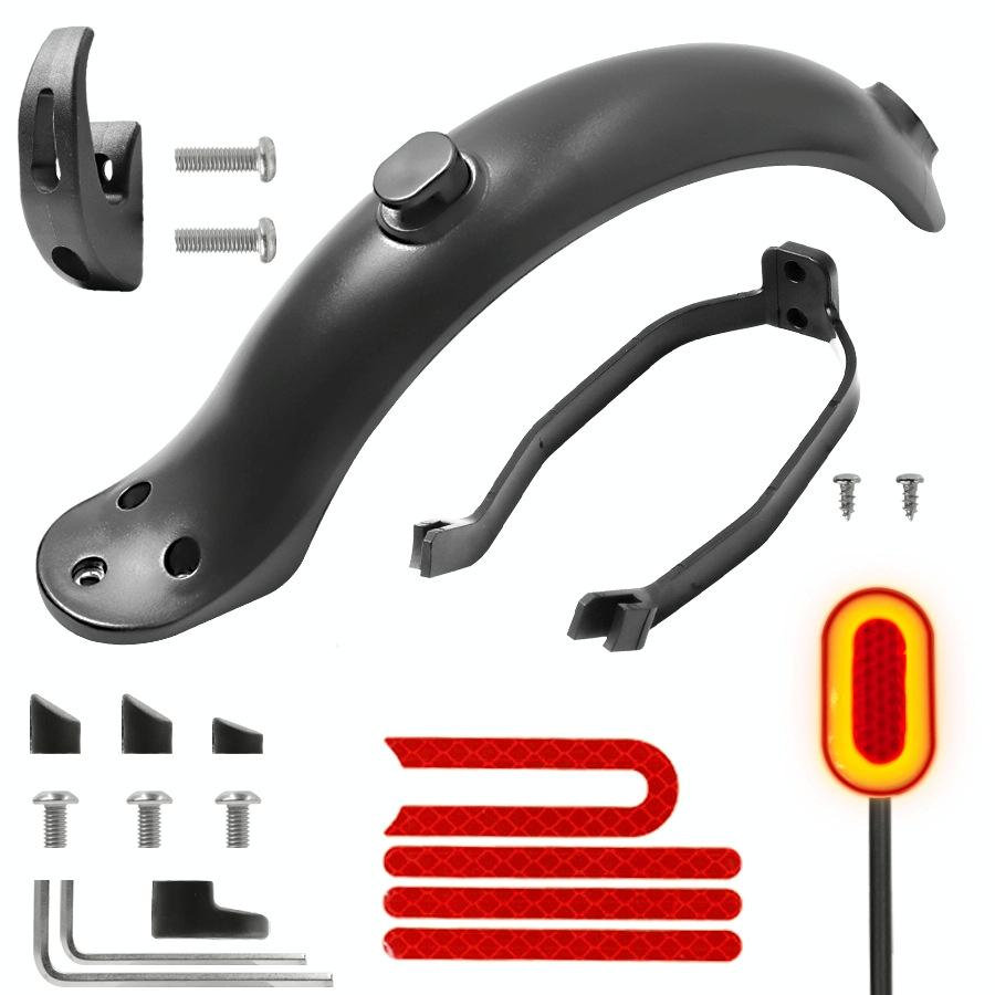 V562-A1011082060DBT-202508280610-00 Xiaomi M365 Rear Fender Shock Absorber Bracket Cover for Electric Scooter - Black - Image 1