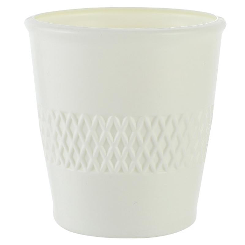 V562-A1012693060DBT-202508290052-00 Versatile Hydroponic Flower Pot for Wet and Dry Arrangements - Milk White - Image 1