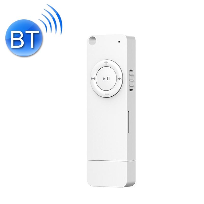 V562-A1017312750DBT-202508291026-00 Bluetooth Mp3 Player With U Disk Design 32Gb Memory - White - Image 1