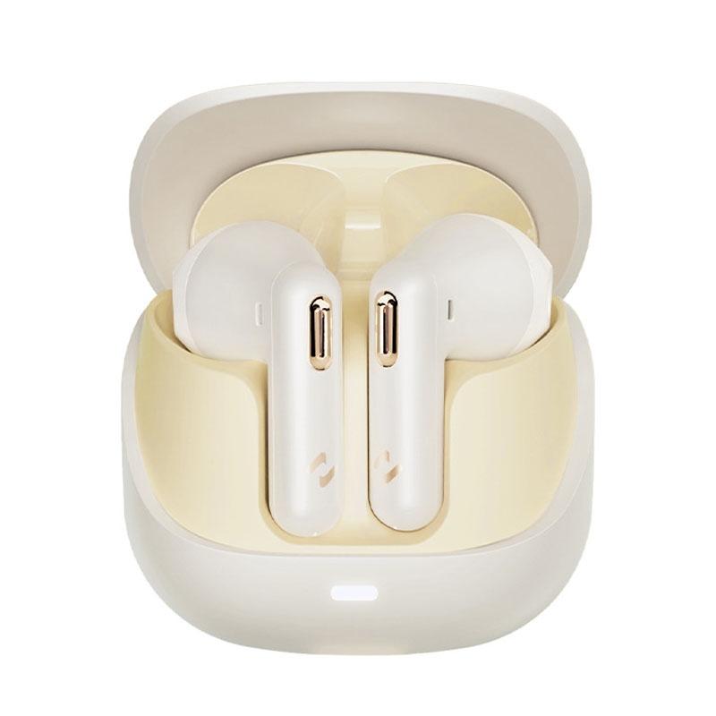 V562-A1017393060DBT-202508282026-00 Wireless Bluetooth Earphone with Noise Reduction - Havit S3 Merle Lite - Gold White - Image 1