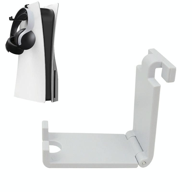 V562-A1018283060DBT-202508280936-00 Sony Ps5 Game Console Headphone Storage Rack with Gamepad Hanger - White - Image 1