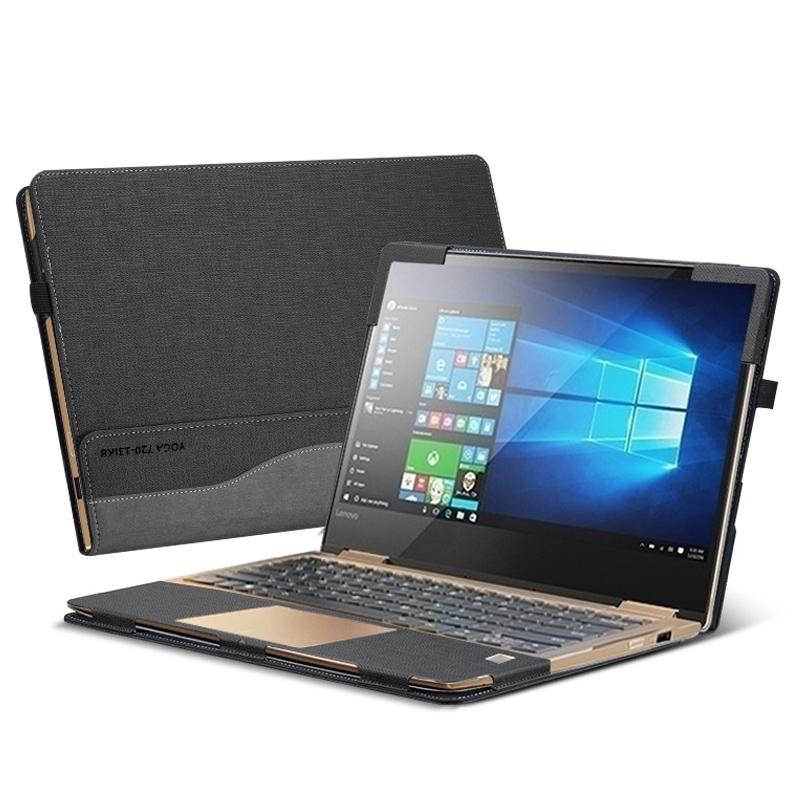 V562-A1025781060DBT-202508290916-00 Yoga 720-13 Laptop Leather Case - Protective - Gentleman Gray - Image 1