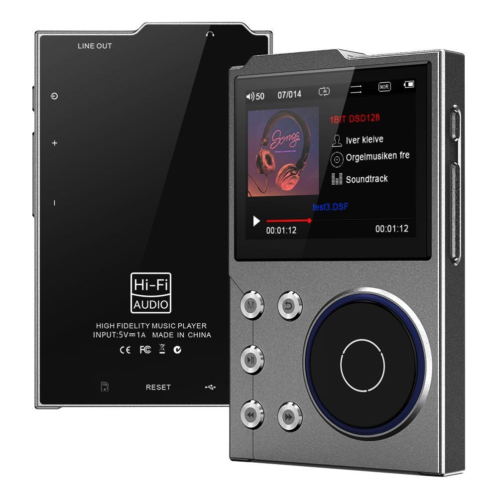 V562-A1026035060DBT-202508291104-00 2.4 Inch Hifi Bluetooth Music Player Dsd256 Mastering Sound Quality 16Gb+16Gb Memory - Gray - 16Gb - Image 1