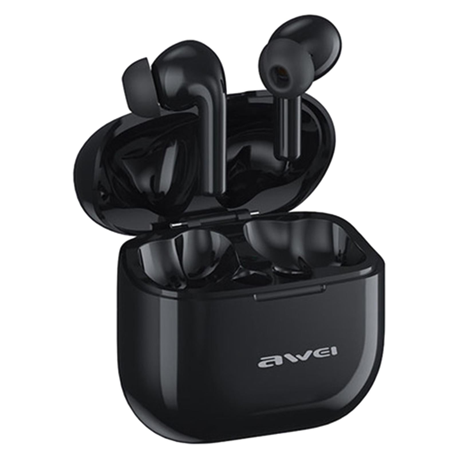 V562-A102847300ADE-202508281326-00 Wireless Earbuds with Charging Case - True Sports - Black - Image 1