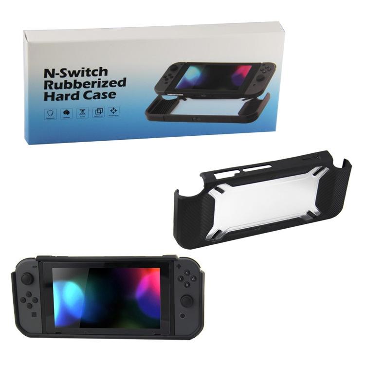 V562-A1030681060DBT-202508290135-00 Nintendo Switch Back Cover - Scratch Resistant - Black + White - Image 1