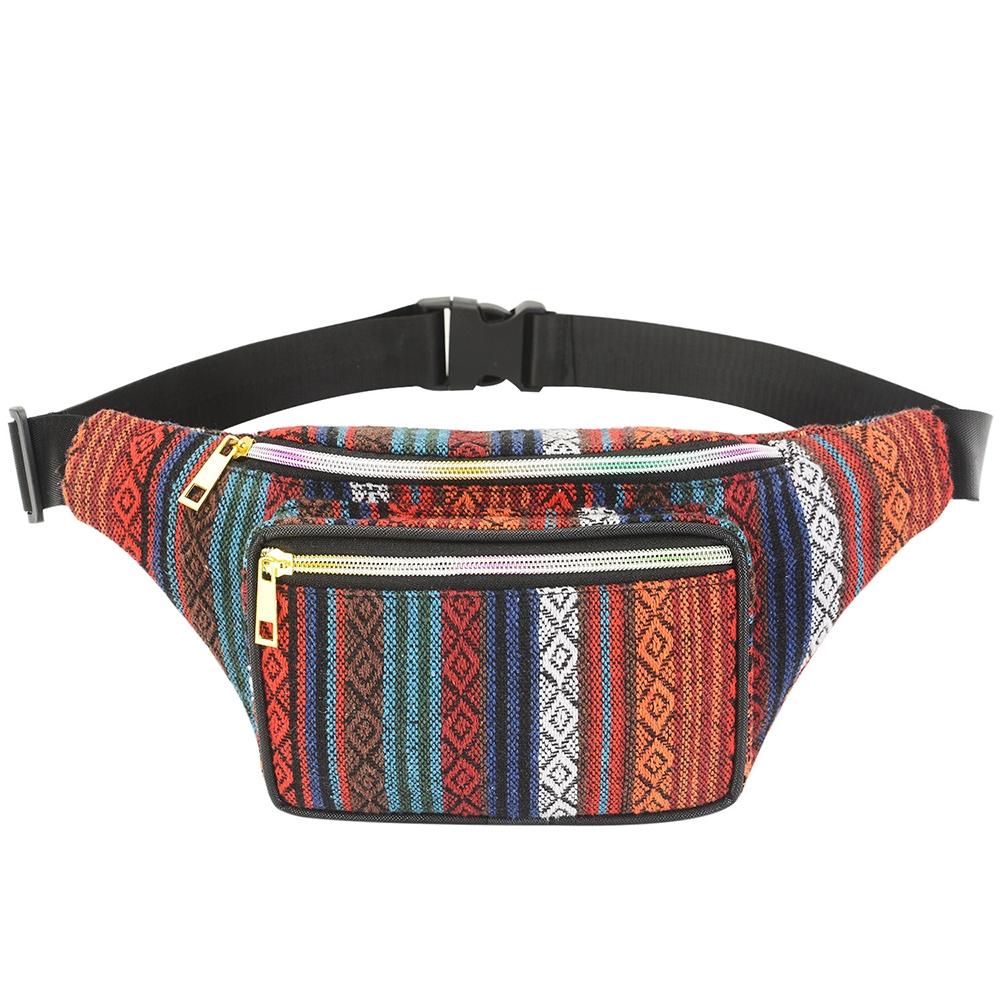 V562-A104984400ADE-202508290927-00 Boho Ethnic Style Waist Bag 34 X 15Cm - Style-A - Image 1