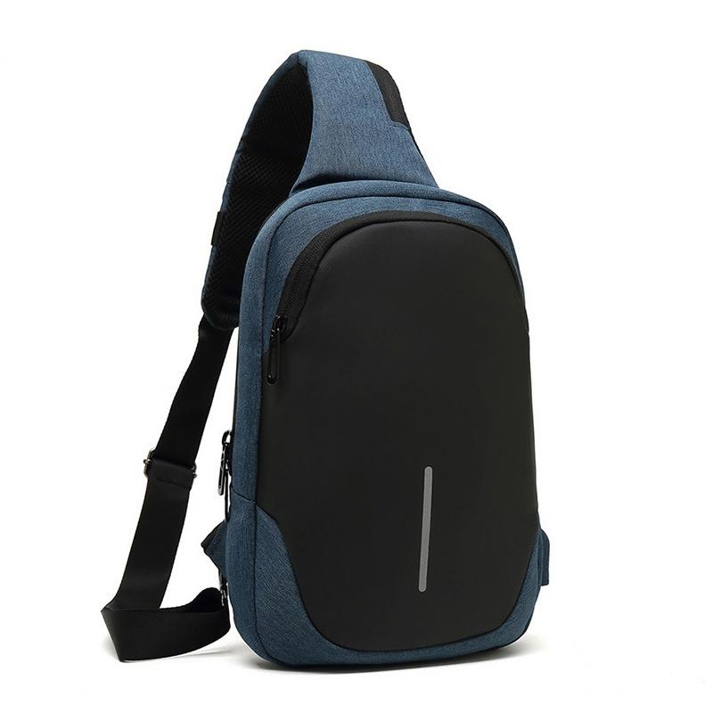 V562-A105193700ADE-202508291252-00 Secure Multi Layer Chest Bag For Outdoor Cycling - Dark Blue - Image 1