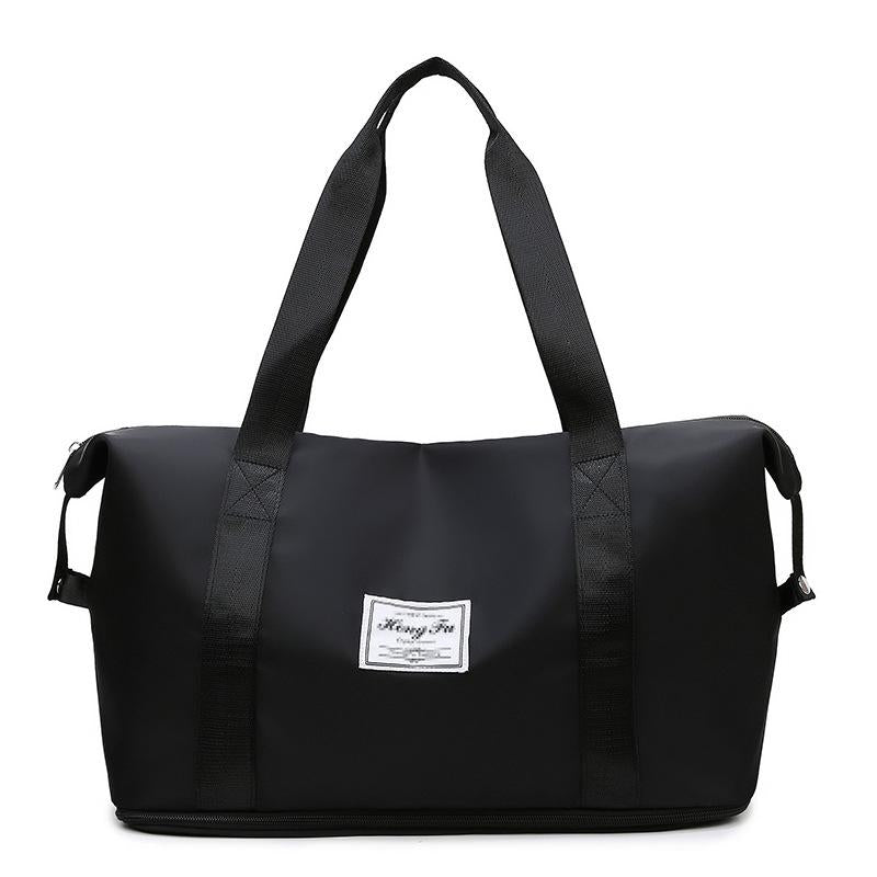 V562-A1056561060DBT-202508290146-00 Sports Gym Duffel Bag with Wet / Dry Separation - Large Capacity - Black - Image 1