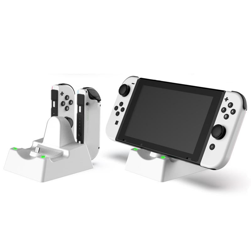 V562-A1058513060DBT-202508280754-00 Nintendo Switch / Switch Lite Charging Stand - Compact Design - White - Image 1