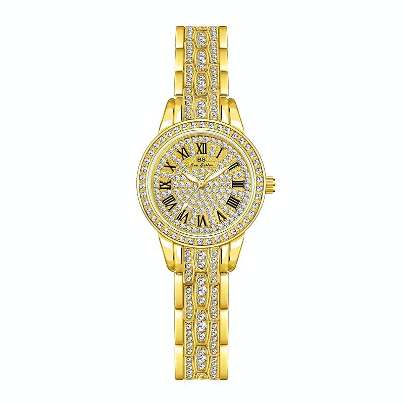 V562-A1062232060DBT-202508281430-00 Diamond Chain Women Watch - Elegant and Stylish - Gold - Image 1