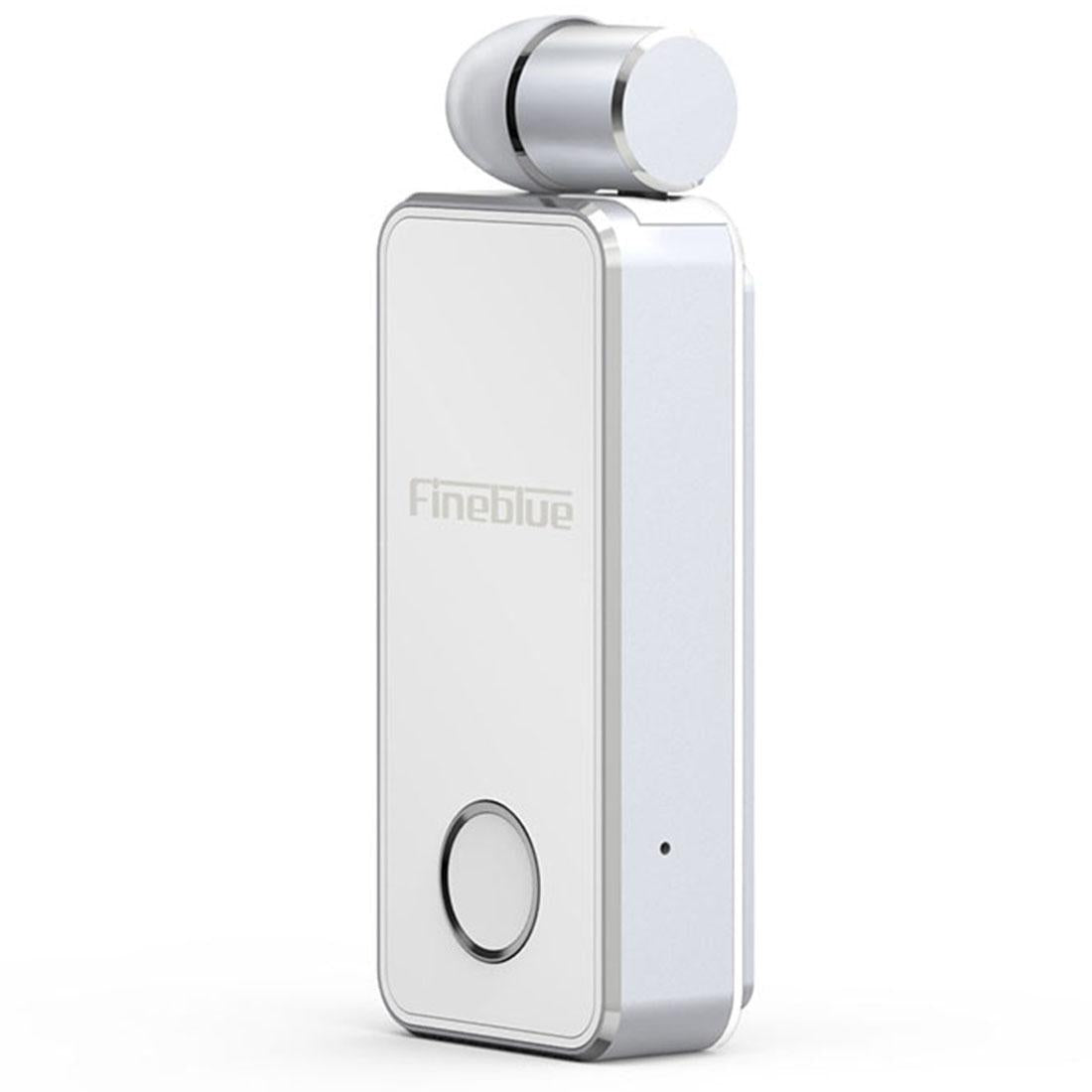 V562-A10712600AYS-202508281526-00 Wireless Bluetooth Earphone with Vibrating Alert and Clip - White - Image 1