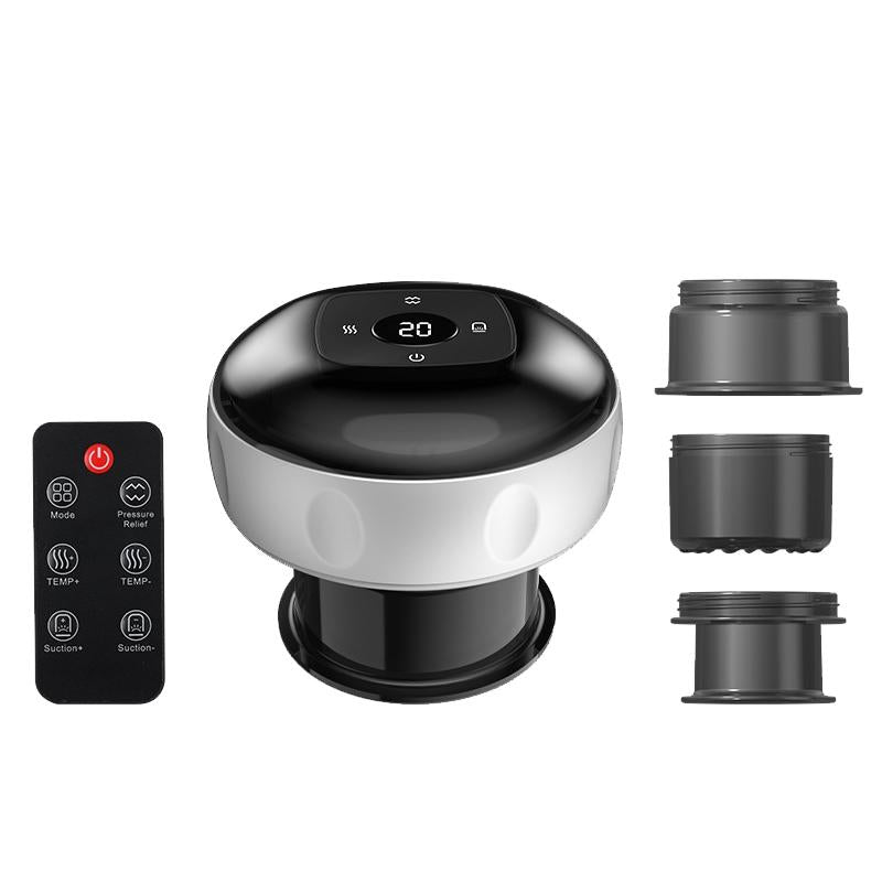 V562-A1082194060DBT-202508292231-00 12-Speed Cupping Massager Set With 3 Cups - White - Image 1