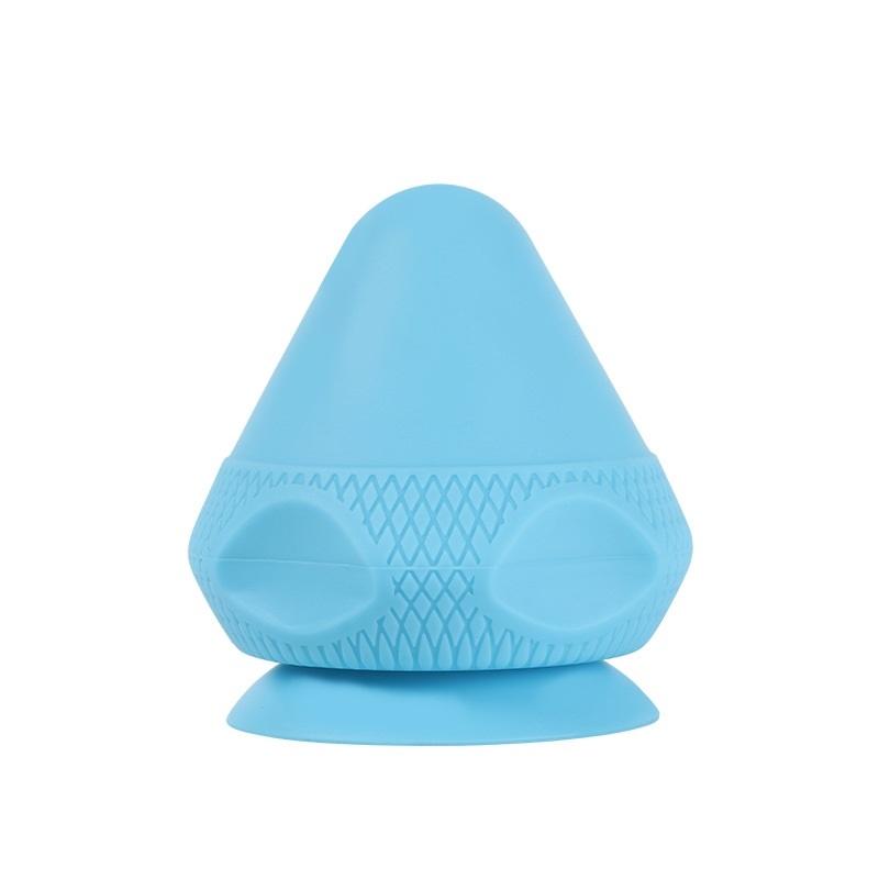 V562-A1099602060DBT-202508292035-00 Silicone Suction Cup Muscle Massage Ball - Blue - Image 1