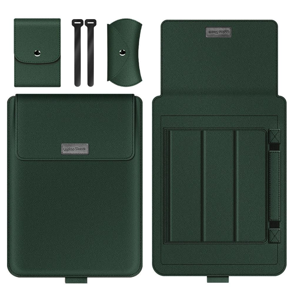 V562-A3000643450DBT-202508290415-00 15 Inch 4-in-1 Computer Bracket Liner and Storage Bag - Green - Image 1