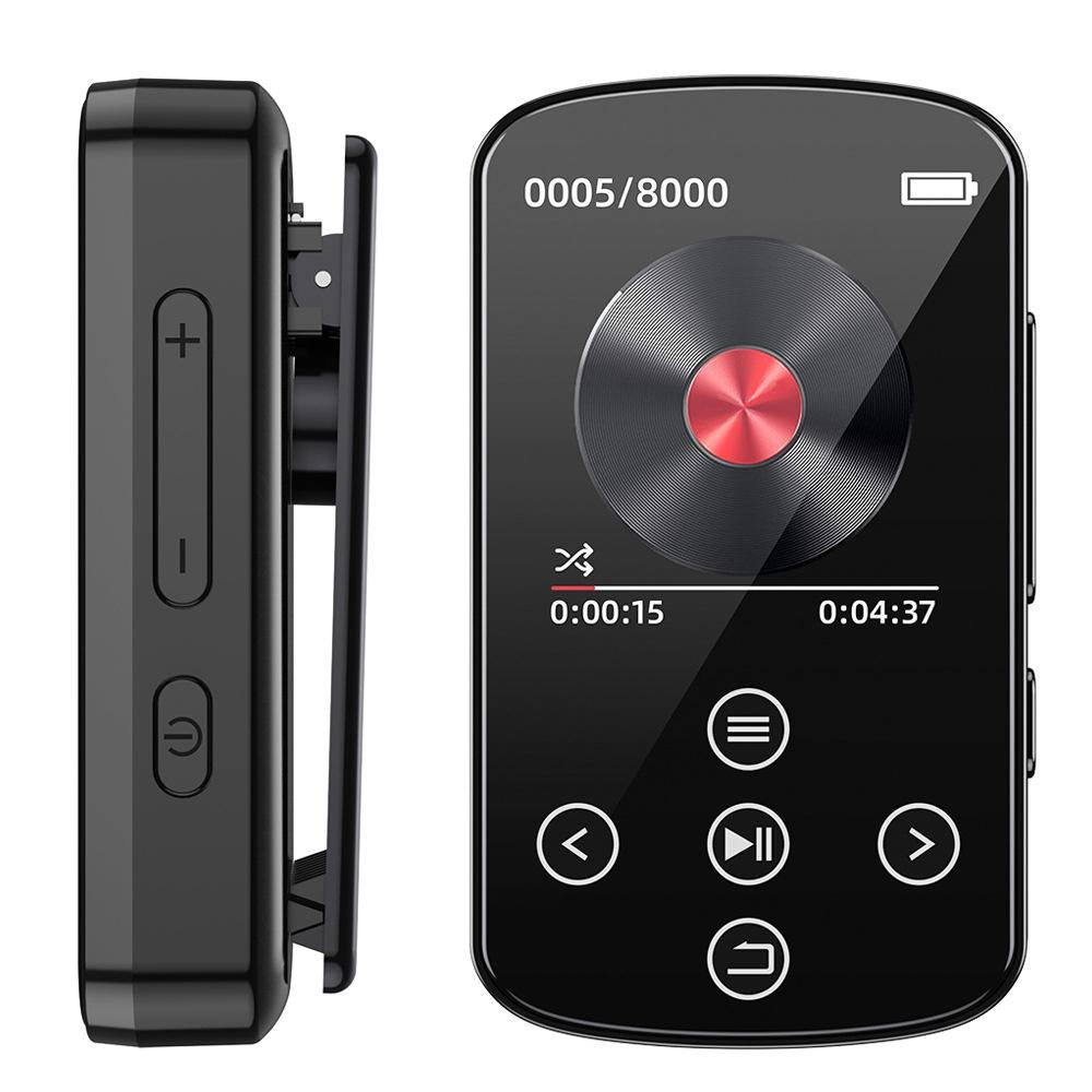 V562-A3086035060DBT-202508291230-00 Touch Screen Mp3 Bluetooth Music Player 128Gb Memory Hifi Sports Clip - 16Gb - Image 1