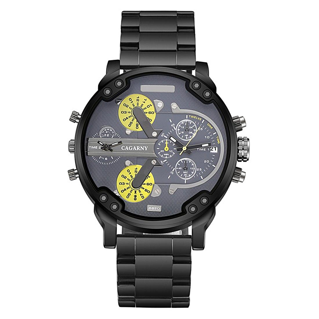 V562-A4200AW-202508282126-00 Large Dial Dual Time Zone Business Watch - Fashionable Quartz - Wa0024A - Image 1