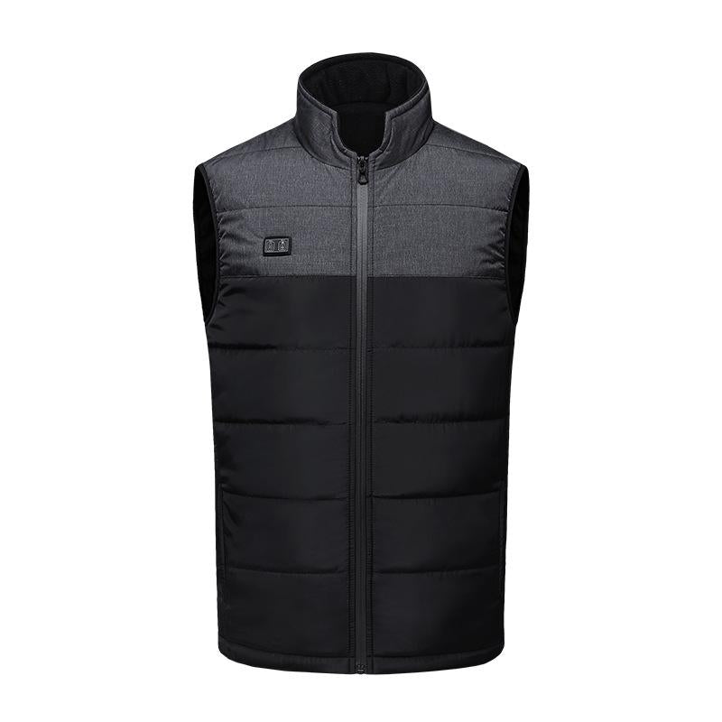 V562-A6093692060DBT-202508291254-00 Heated Vest Electric Heating 3 Constant Temperature Warm Cotton Jacket - Black-4 Zones Heating - 3Xl - Image 1