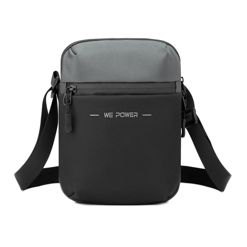 V562-B1017884060DBT-202508290110-00 Simple Men Crossbody Bag Business Casual Shoulder Sling For Everyday Use - Grey - Image 1