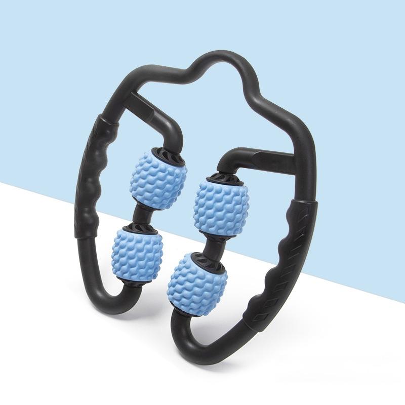 V562-B1024891750DBT-202508292120-00 Muscle Massage Roller Foam Shaft For Yoga & Fitness - Water-Drop Type Sky Blue - Image 1