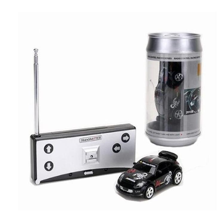 V562-B102635070DBT-202508281841-00 Mini Rc Car with Remote Control - Coke can Design - Black - Image 1