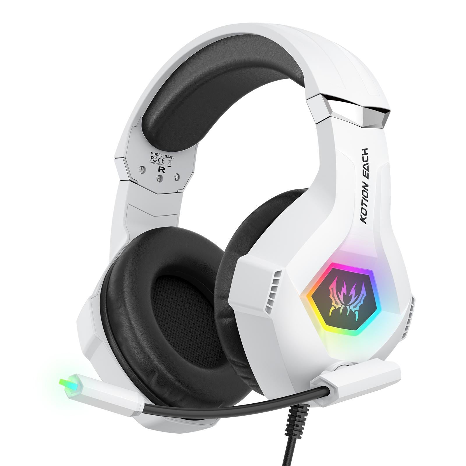 V562-B103357700ADE-202508292131-00 Omni Esports Headset With Mic 1.9M Length - White - Image 1