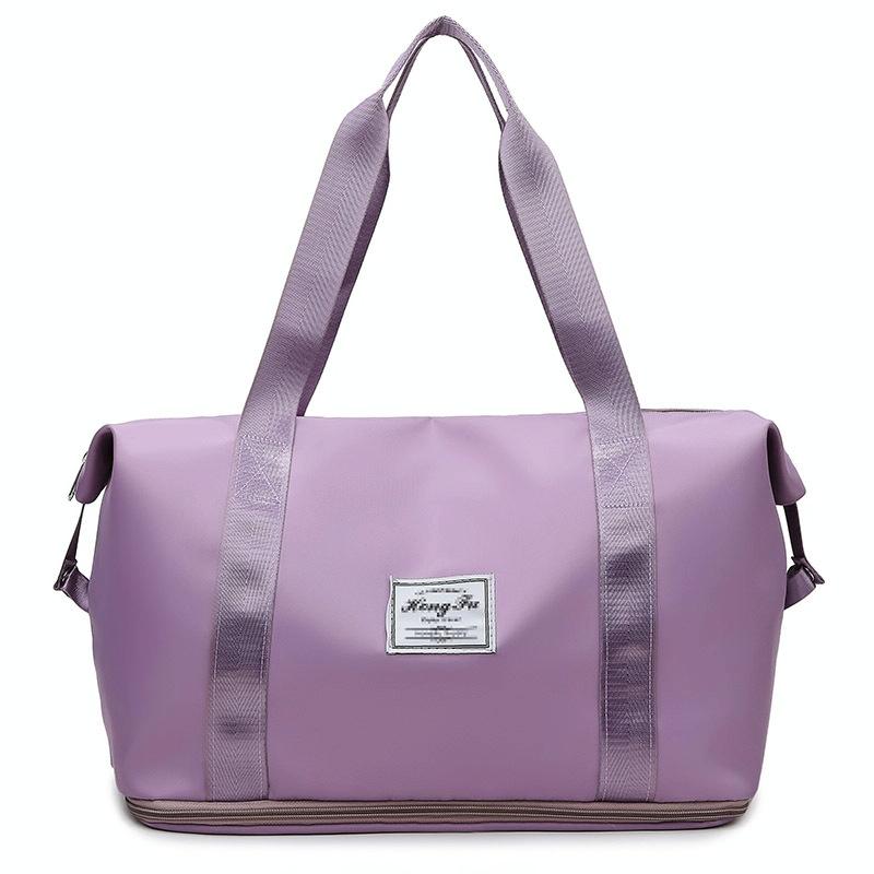 V562-B1056561060DBT-202508290210-00 Sports Gym Duffel Bag with Wet / Dry Separation - Large Capacity - Taro Purple - Image 1