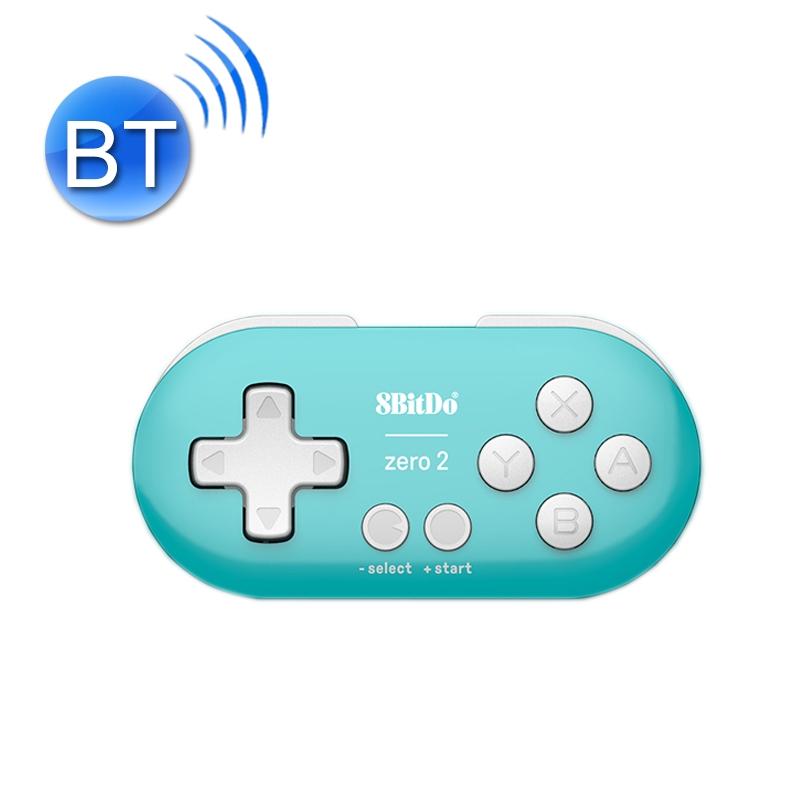 V562-B1075722750DBT-202508282120-00 Wireless Tooth Handle for Switch / Windows / Android / Macos / Steam - Mini - Blue Green - Image 1
