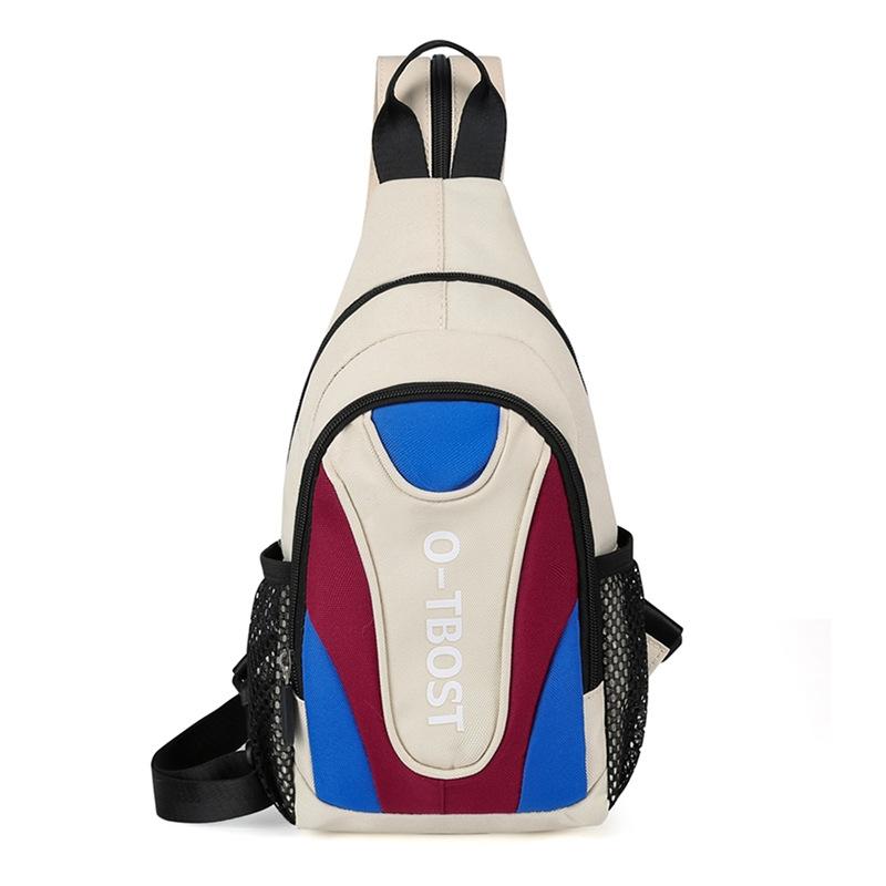 V562-B1076605060DBT-202508282337-00 Multifunctional Crossbody Backpack For Outdoor Adventures - Beige And Red - Image 1