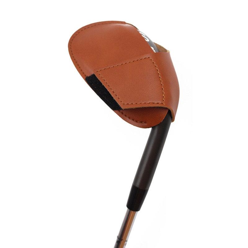 V562-B1079994060DBT-202508290231-00 Leather Golf Club Cover Protective Cap For Clubs - Brown - Image 1