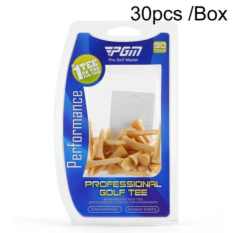 V562-B1088454060DBT-202508282207-00 Adjustable Bamboo Golf Spikes - 30pcs / Box - Depth Marker Tee - 38Mm - Image 1