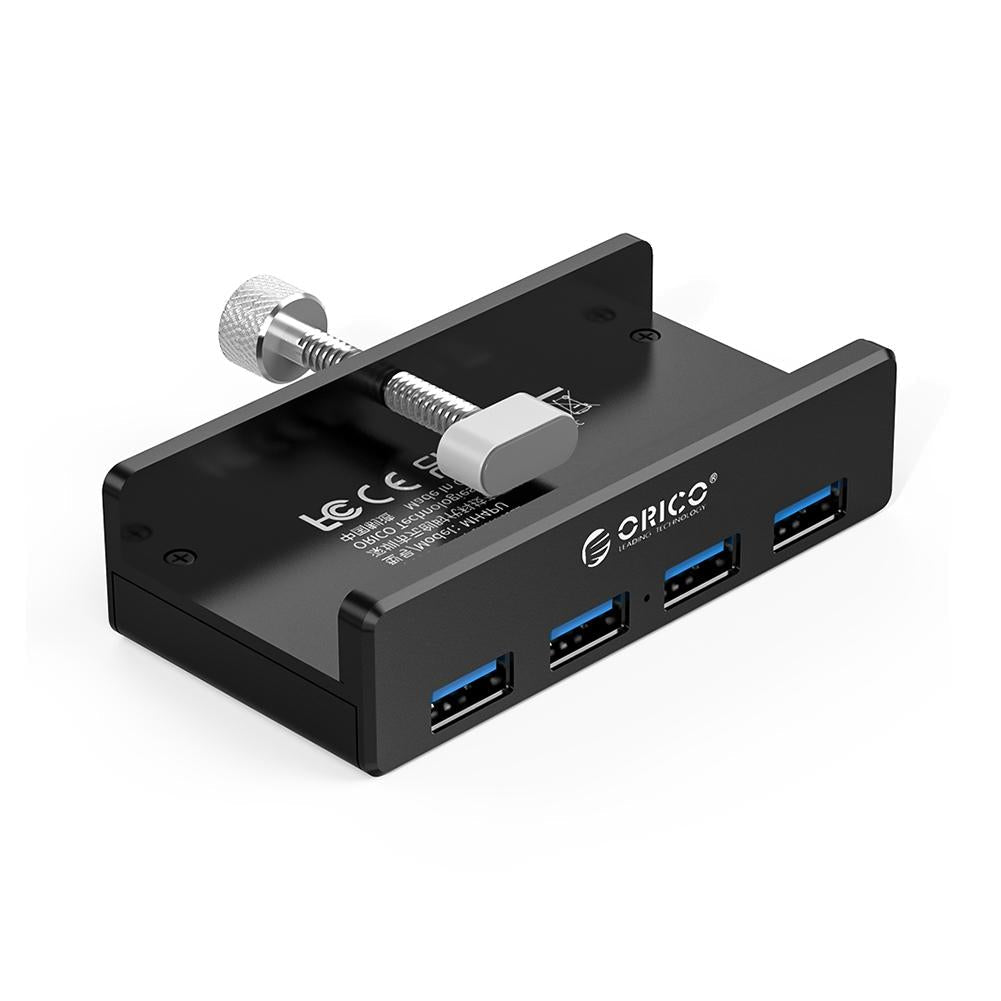 V562-B10896600AYS-202508292125-00 Aluminum 4-Port Usb3.0 Clip Hub Black - Sya00669801B - Image 1