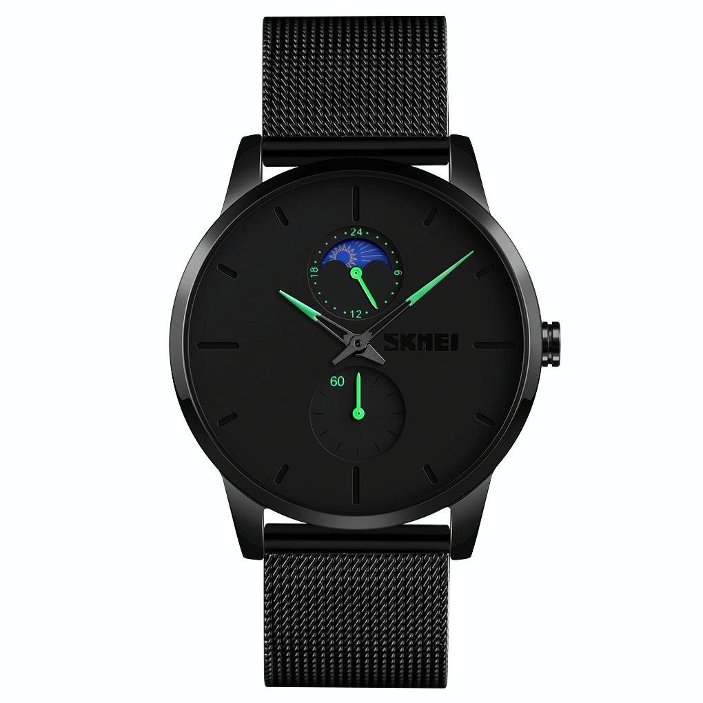 V562-B109830100AYS-202508282115-00 Men Simple Business Sports Watch - Quartz Movement - Green - Image 1