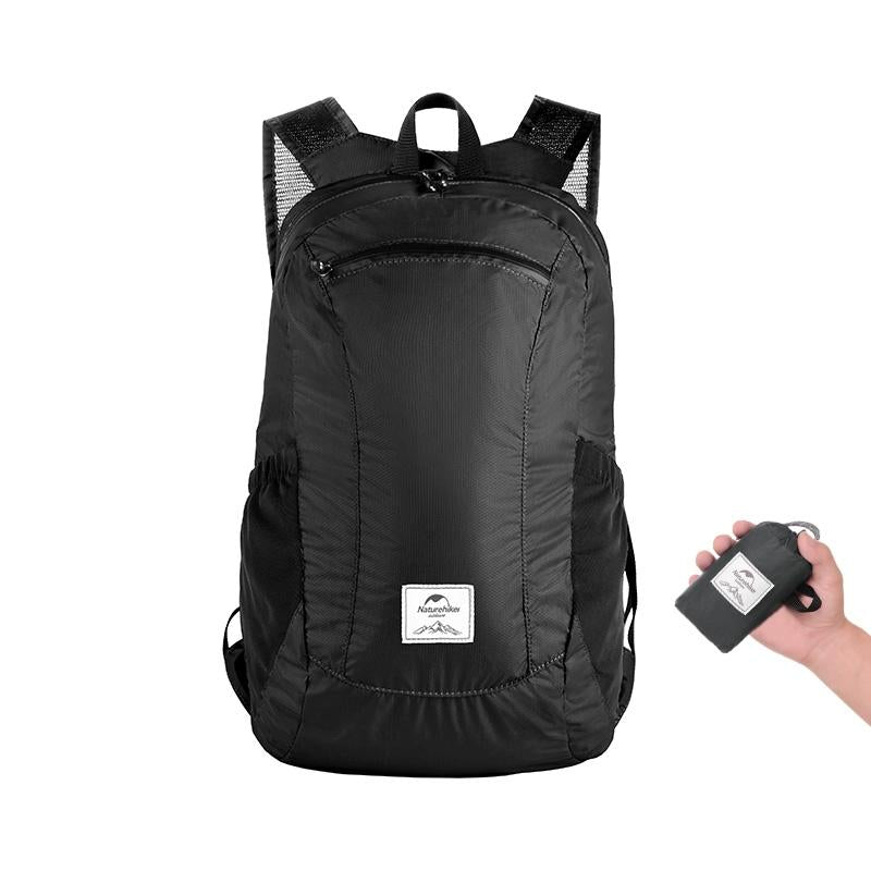 V562-B202849670DBT-202508271626-00 Waterproof Foldable Backpack Ultra Light & Portable 22L Capacity Black - Image 1
