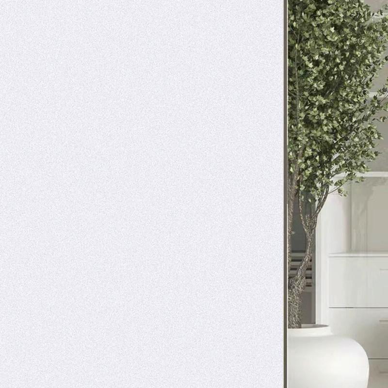 V562-B2048154060DBT-202508282110-00 30cm Wide Electrostatic Frosted Window Film for Thermal Insulation - Glue-Free White Matte - 40Cm Wide/Meter - Image 1