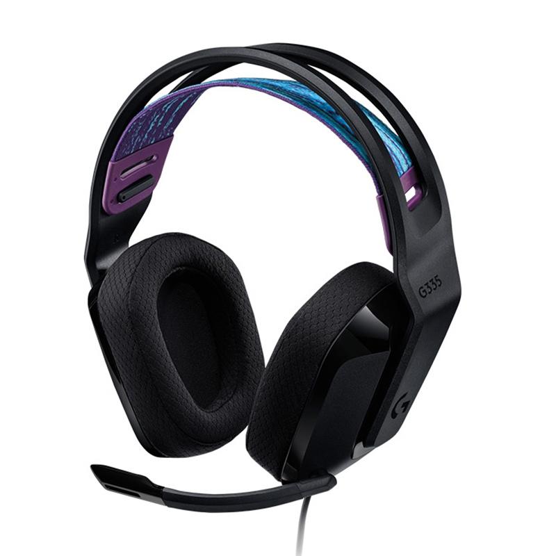V562-B2645BK-202508292152-00 Foldable Wired Gaming Headset With Mic - Black - Image 1
