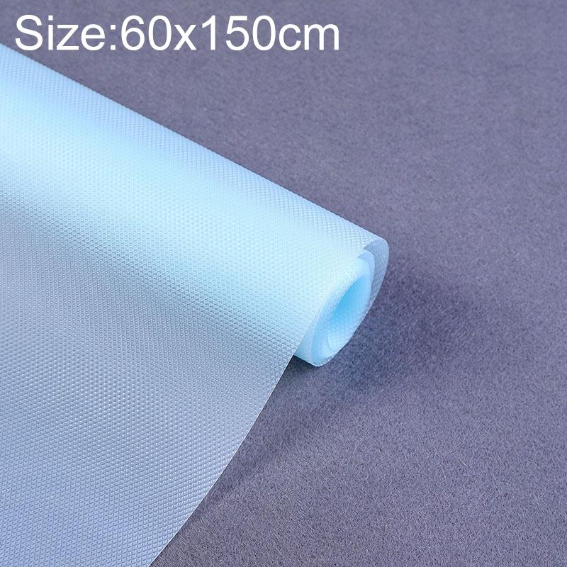V562-B3007291910DBT-202508290221-00 Waterproof Diamond Texture Cut off Cabinet Drawer Mat - 60x150cm - Blue - Image 1