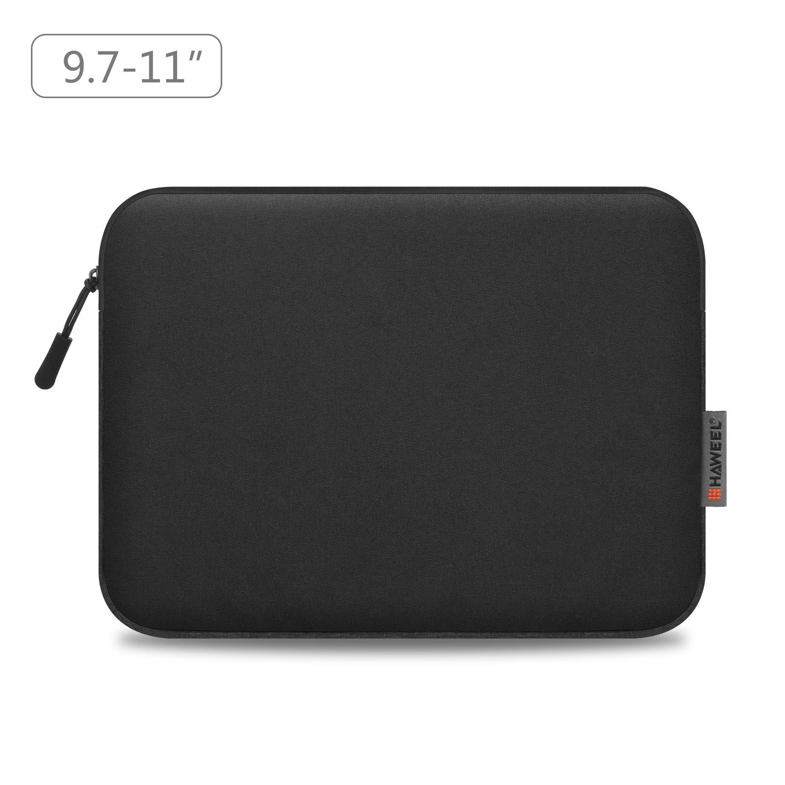 V562-B3107LWH-202508290645-00 11 Tablet Sleeve Briefcase for 9.7-11.0 Tablets - Zipper Closure - Black - Image 1