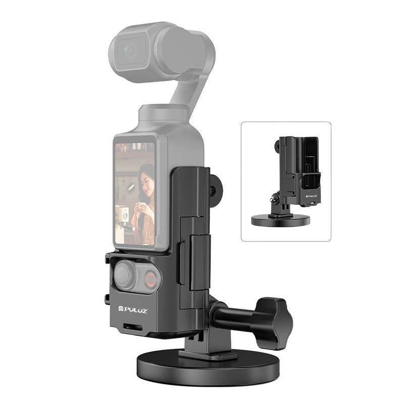 V562-B427UP-202508280205-00 Adjustable Desktop Mount For Dji Osmo Pocket 3 Protective Frame Black - Image 1