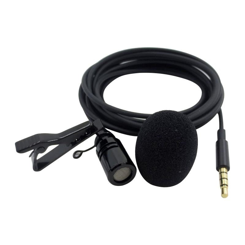 V562-B5511D6PI-202508271330-00 Clip-On Lavalier Microphone For Mobile Phones - 1.2M - Black - Image 1