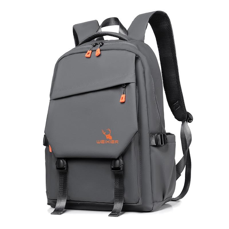 V562-C1010774060DBT-202508290103-00 Travel-ready Waterproof Double Shoulder Backpack - Dark Gray - Image 1
