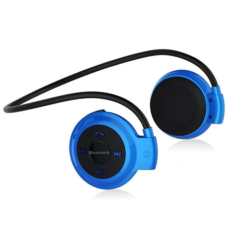 V562-C10252000DBT-202508290035-00 Wireless Mini-503 Earphones with Fm Radio & 32gb Tf Card Support - Blue - Image 1