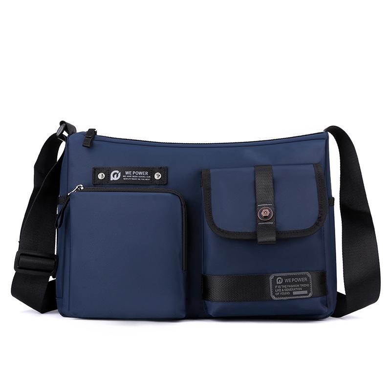 V562-C1034884060DBT-202508290104-00 Crossbody Shoulder Bag For Casual Men Outdoor Functionality - Dark Blue - Image 1