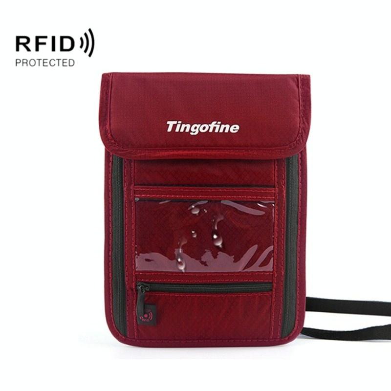 V562-C1039420450DBT-202508281626-00 Travel Document Bag with Rfid Blocking - 21x16cm - Red - Image 1