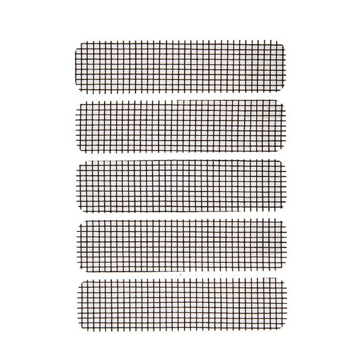 V562-C1044742060DBT-202508281440-00 5-piece Self-adhesive Mosquito Stickers for Screen Windows with Drain Holes - Black - Image 1